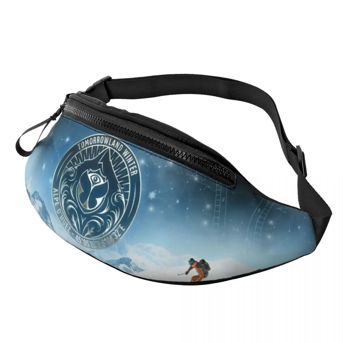 

Tomorrowlandd Crossbody Sling Bag Casual Chest Bag Electronic Music Festival Shoulder Backpack Daypack for Hiking Travel Pack