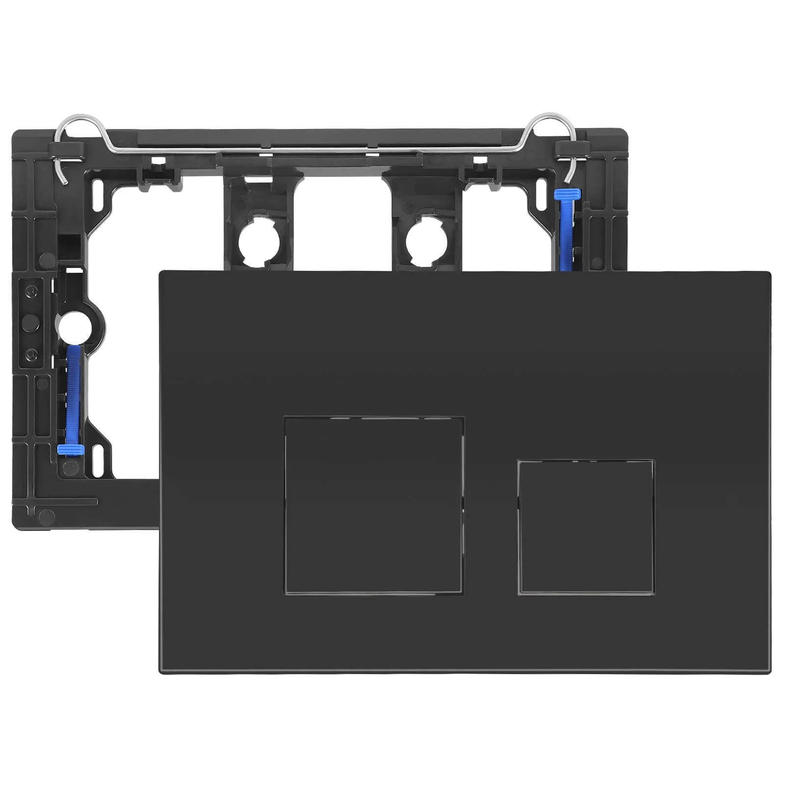 Dual Push Plate with Flush Lever Set and Mounting Frame for Geberit Sigma 20 UP300 & 320 Actuator Plate Replacement Parts