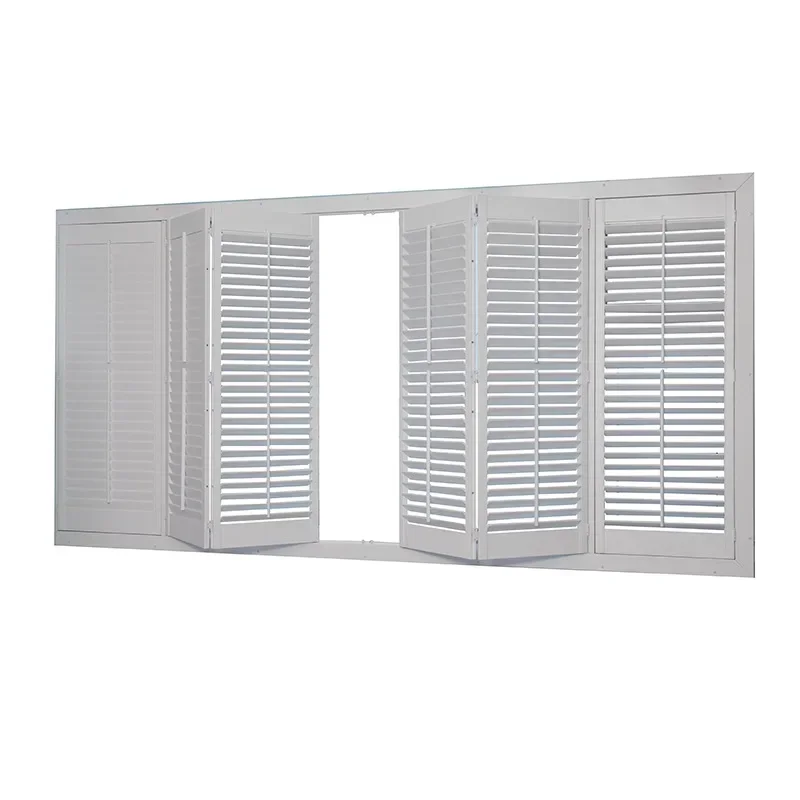 Solid wood shutters breathable doors and windows shutters sliding curtains living room partition bathroom