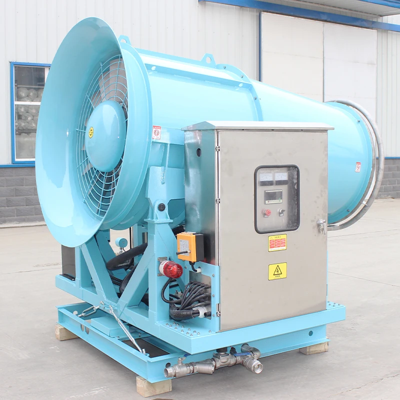 Pulverizador industrial 100 da humidificação do resfriamento do parque da máquina automática do canhão da névoa da poeira