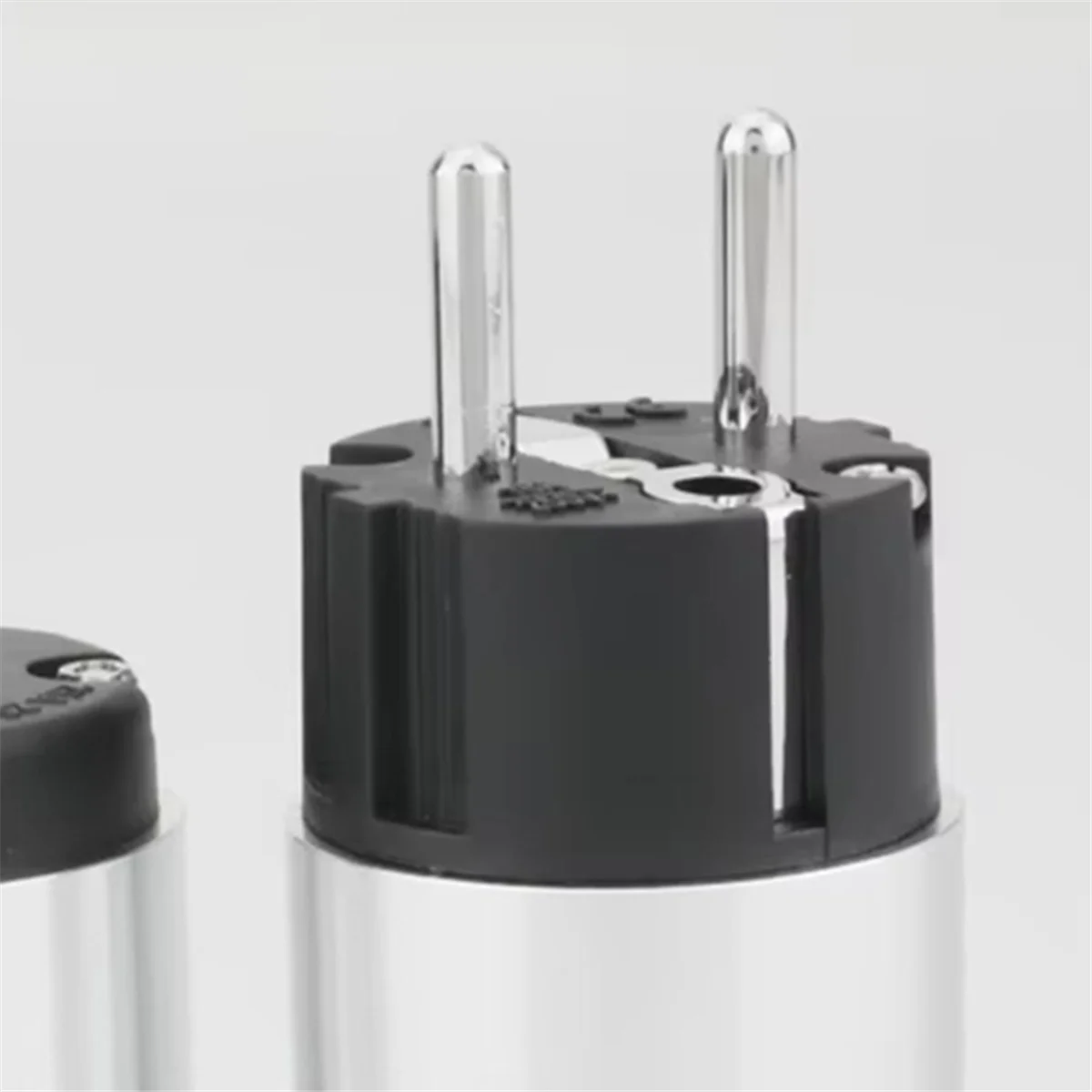 A002 Hifi Figure 8 prise IEC C7 Audio connecteur mâle Schuko plaqué Rhodium + prise femelle C7 IEC, prise ue