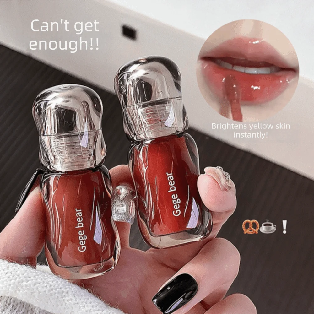 Nouveau baume à lèvres hydratant longue durée, gloss cristallin, rouge à lèvres liquide hydratant effet gelée, maquillage