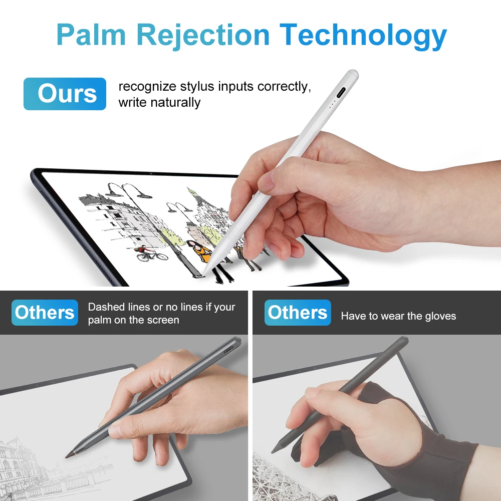 

Stylus Pen For Pencil 2 1 Touch Pen For ipad Capacitive Pen For ipad Pro 11 12.9 Air 3 4th 2018 2019 2020 Mini 5 6