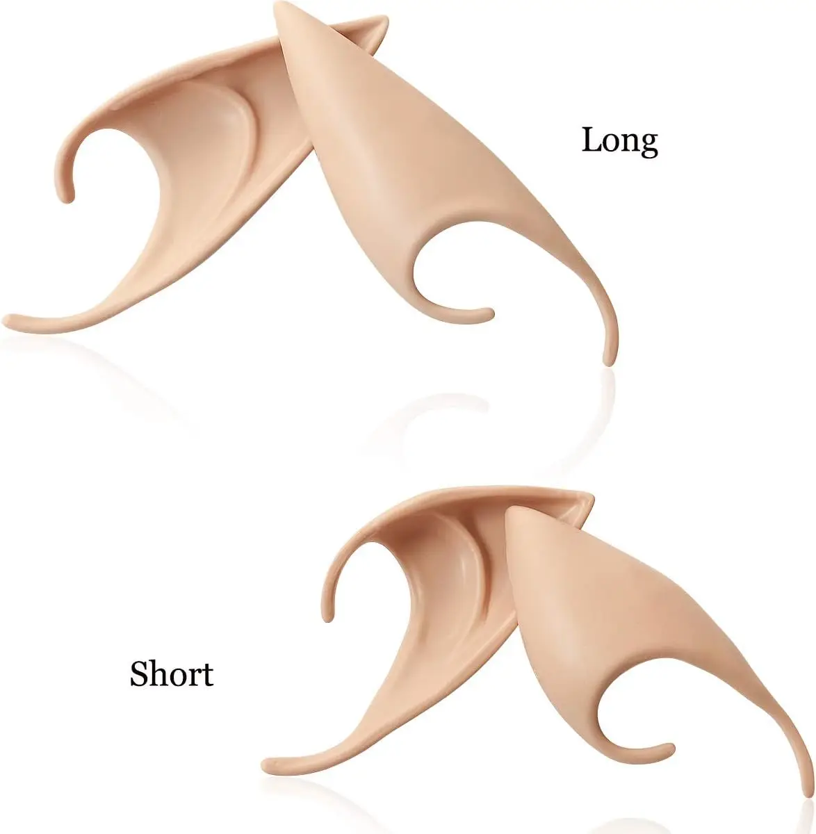 Mysterious Angel Elf Ears Latex Ears for Fairy Cosplay Costume Accessories Halloween Decoration Photo Props Adult Kids Toys