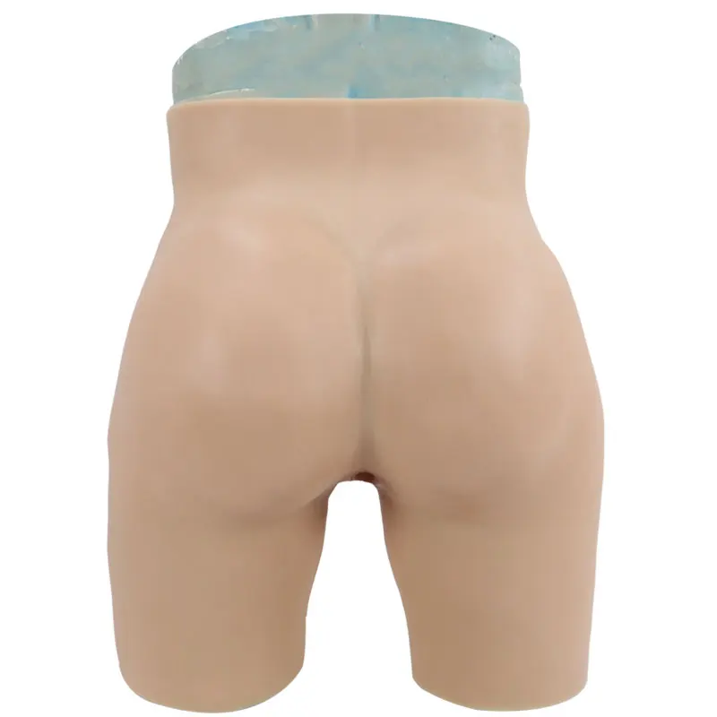 High Waist Silicone Fake Vagina Pants 1.2cm Big Sexy Fake Buttocks and Hips Enhancement Shapewear for man Realistic Ass Cosplay