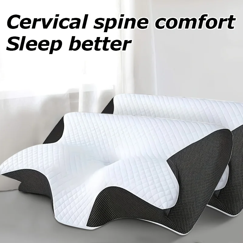 Pillow, ergonomic neck cushion, relaxing sleep neck pillow, new type of memory foam slow-rebound neck pillow