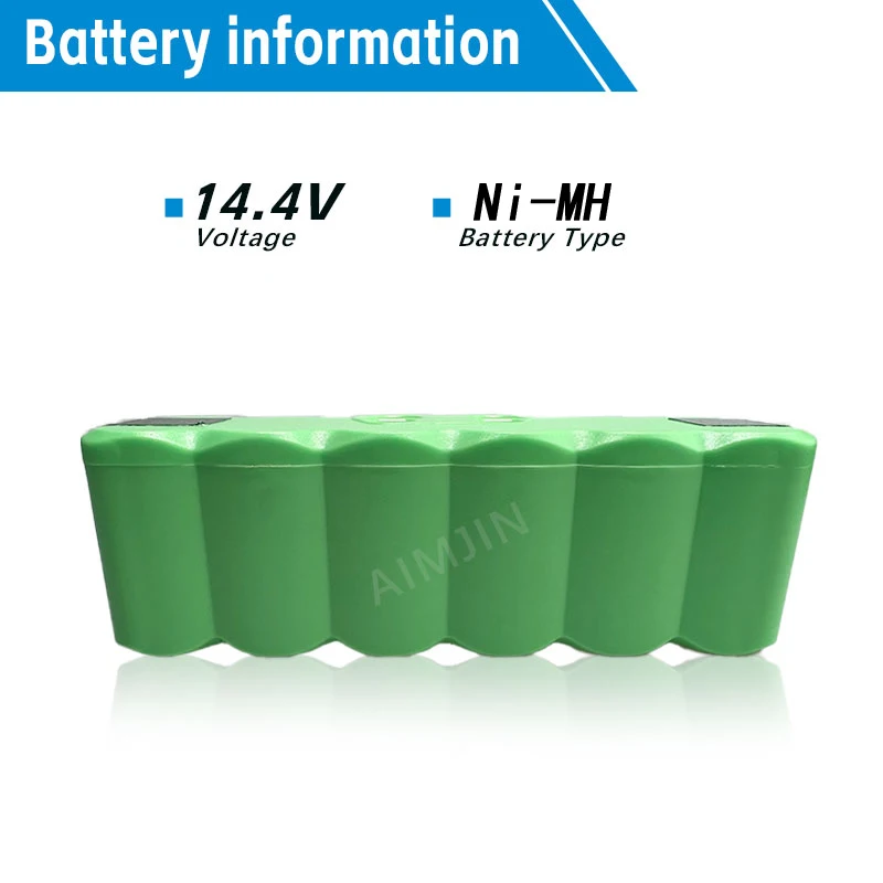 6800mAh 14.4V Ni-MH Battery for iRobot Roomba 500 600 700 800 Series 510 530 550 560 580 620 630 650 760 Vacuum Cleaner Cells