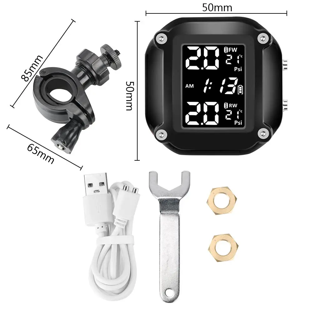 Szikratávirát LCD monitor kijelző Motorbicikli TPMS Érlelődik Hőfok teszter 2 sensors kosz Golyóstollbetét Bicaj motoros Érlelődik Sürgetés Megfigyelő riasztó Rendszer