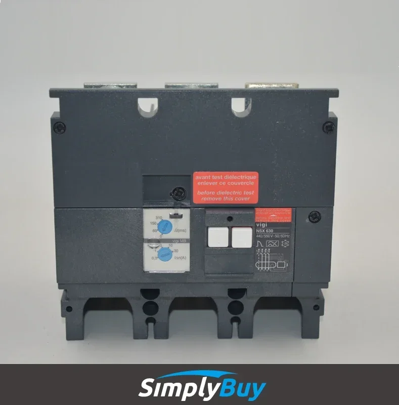 LV 430843   قاطع الدائرة المدمج NSX160N - TMD - 80 A - 3 أقطاب 3d 50KA NSX160N TM80D 3P3D