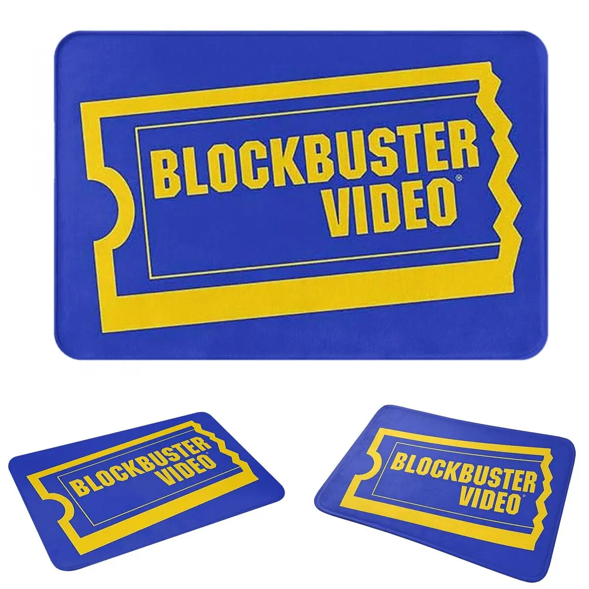 Blockbuster Video Doormat Absorbent Mat Carpet Rug Kitchen Entrance Home Floor Mat for Bathroom Footpad Mats