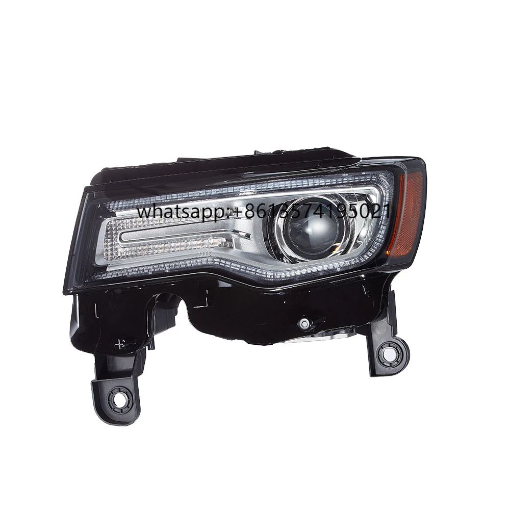

2014-2021 for Jeep Grand Cherokee High Quality LED Headlight Projector Lens Assembly New Condition 6500k Color Accessories