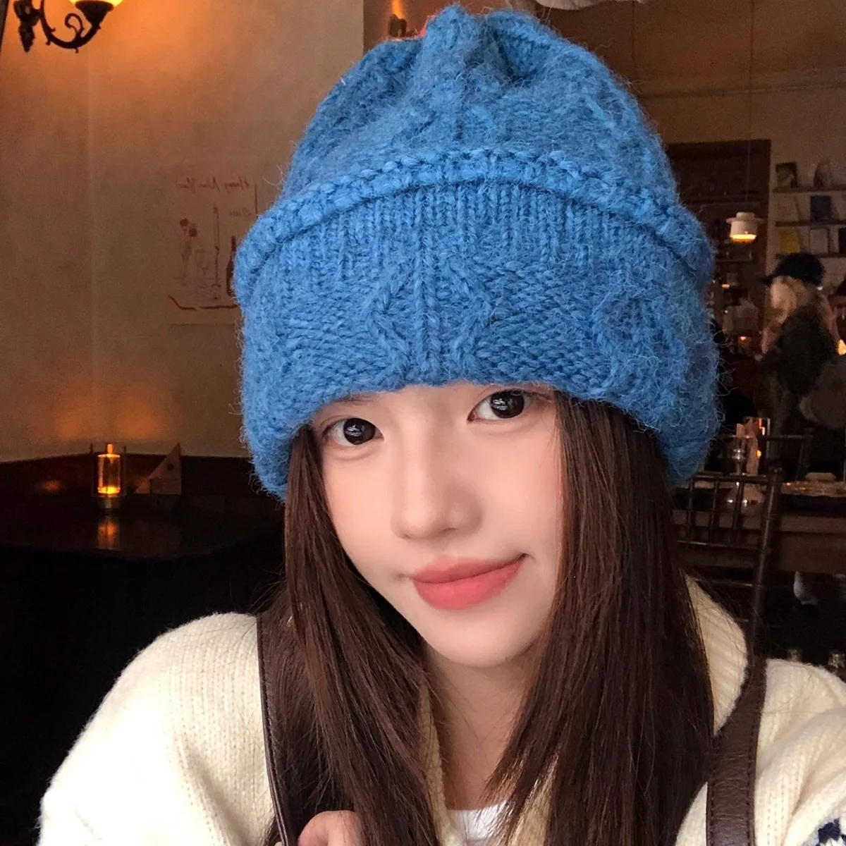 قبعة نسائية شتوية دافئة وسميكة - مراجعة Beanie Cuffed Knit وسعره