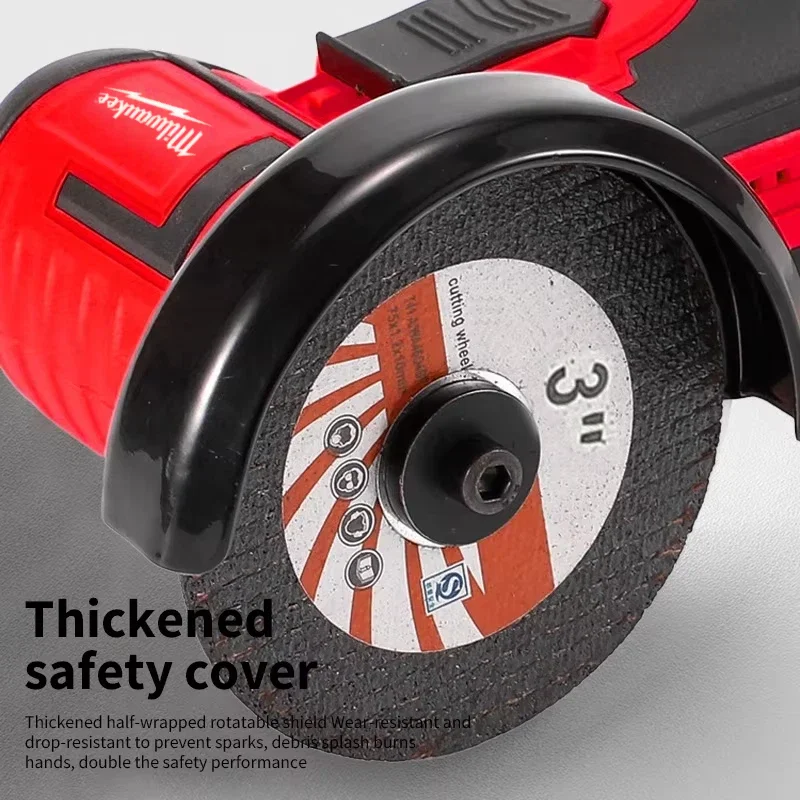 ميلووكي 12 فولت اللاسلكية فرش زاوية طاحونة كهربائية آلة قطع صغيرة لقطع الماس أدوات كهربائية قابلة للشحن #6