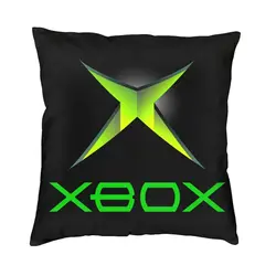 Classic Xboxs Logo Throw Pillow Cases Bedroom Decoration Game Gamer Gifts Cushion Cover Square Pillowcase Dakimakura