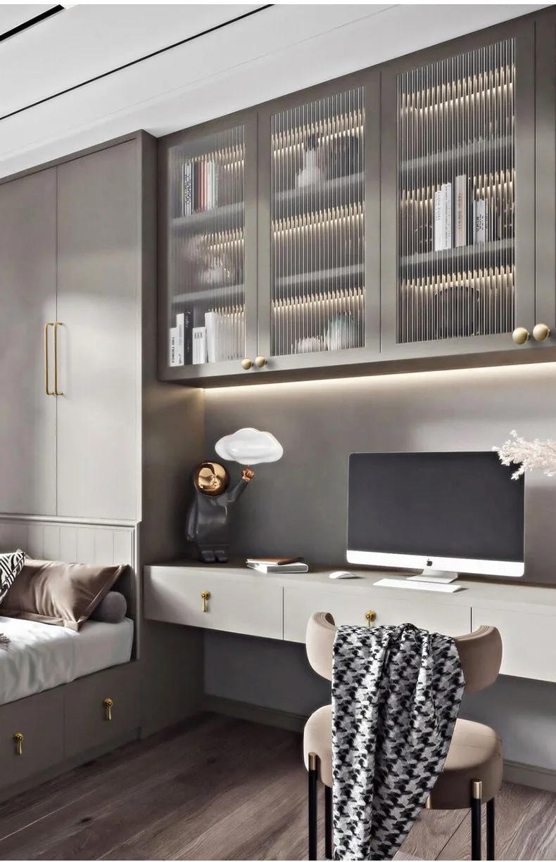 1 Stück Massiver Messinggriff im Modernen Minimalistischen Stil für Schranktüren, Klassisches Naturfinish, Luxuriöser Langer Schubladengriff, Schranktürgriff – Detail 11