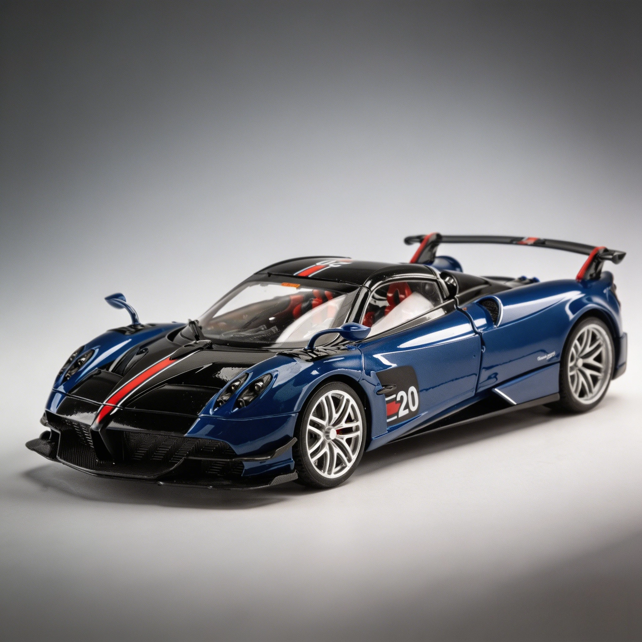 

1:18 Huayra BC Alloy Sports Model Diecast Metal Racing Car Vehicles Model Collection Sound Light Simulation Kids Toy Gift