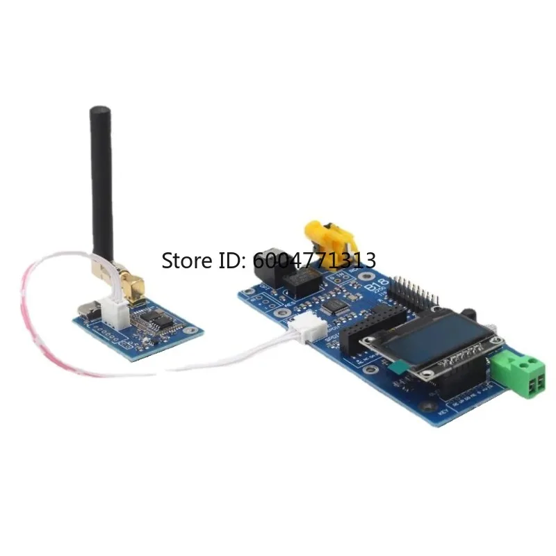 AK4118 Receiver Board USB Bluetooth Coaxial Fiber To IIS Support XMOS/Amanero USB with 1.3/2.4 Inch OLED Display Remote Control
