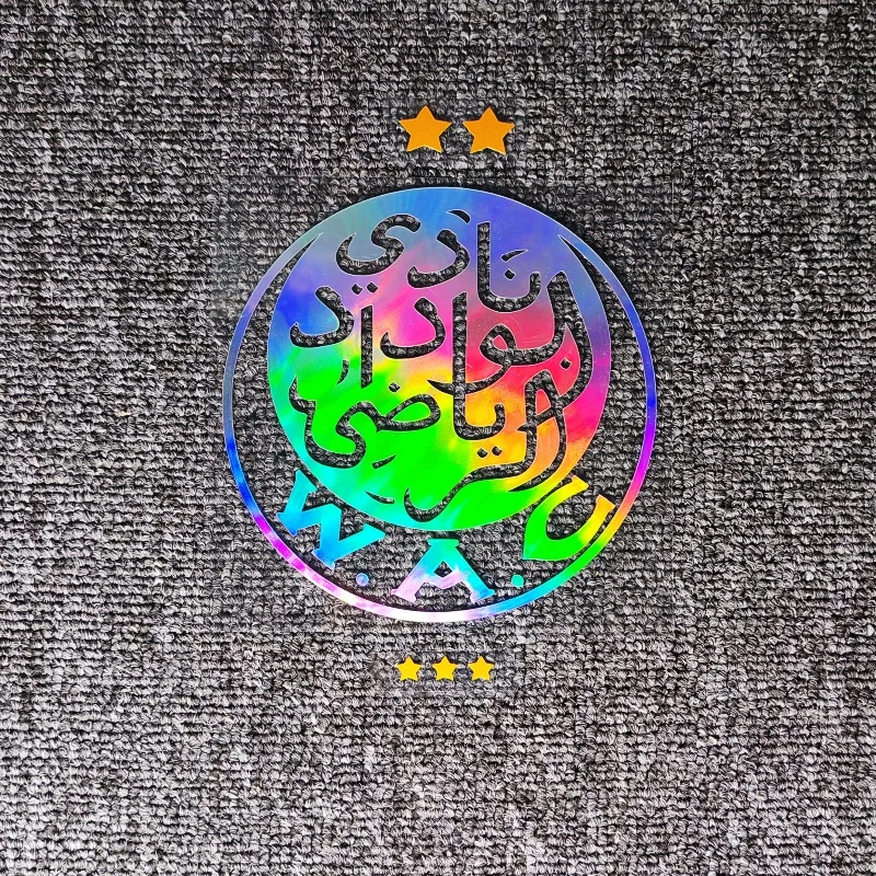 

Car Stickers Wydad Athletic Club Casablanca Reflective Decals For Fuel Tank Cap Windshield Trunk Motorcycles Laptop