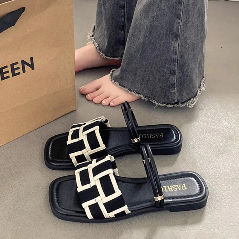 

Fashionable Roman Flat Sandals Women's Summer Fairy Style Versatile New Arrival 2026 Match with Skirts Comfortable Flats