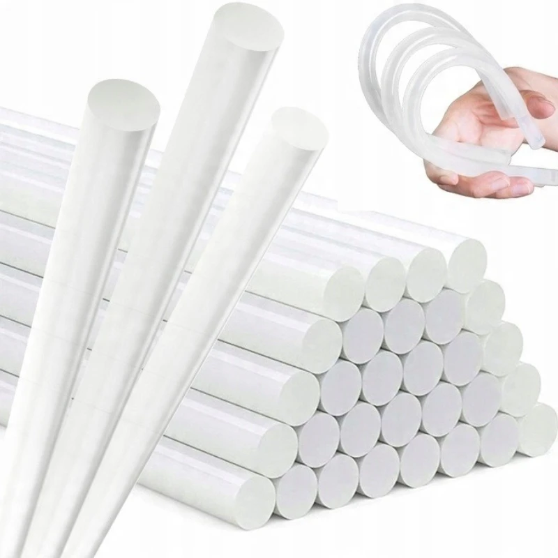 50PC Transparent Hot Melt Glue Sticks High Viscoity Adhesive Glue Strips for DIY Hobby Craft Sealing Car Dent Repair Stick