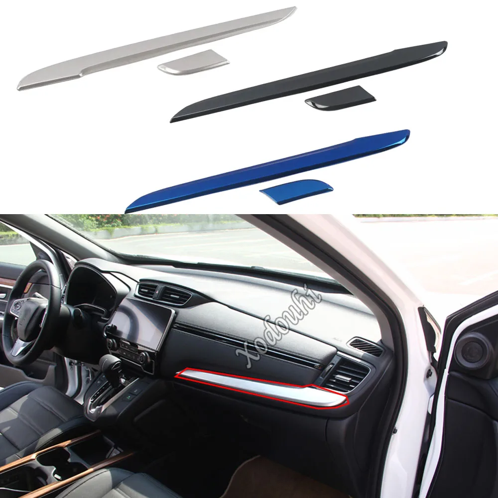 Auto Abdeckung Detektor Stick Mittleren Co-pilot Handschuh Box Front Trim Lampe Trim Panel Teil Für Honda CRV CR-V 2017 2018 2019 2020 2021