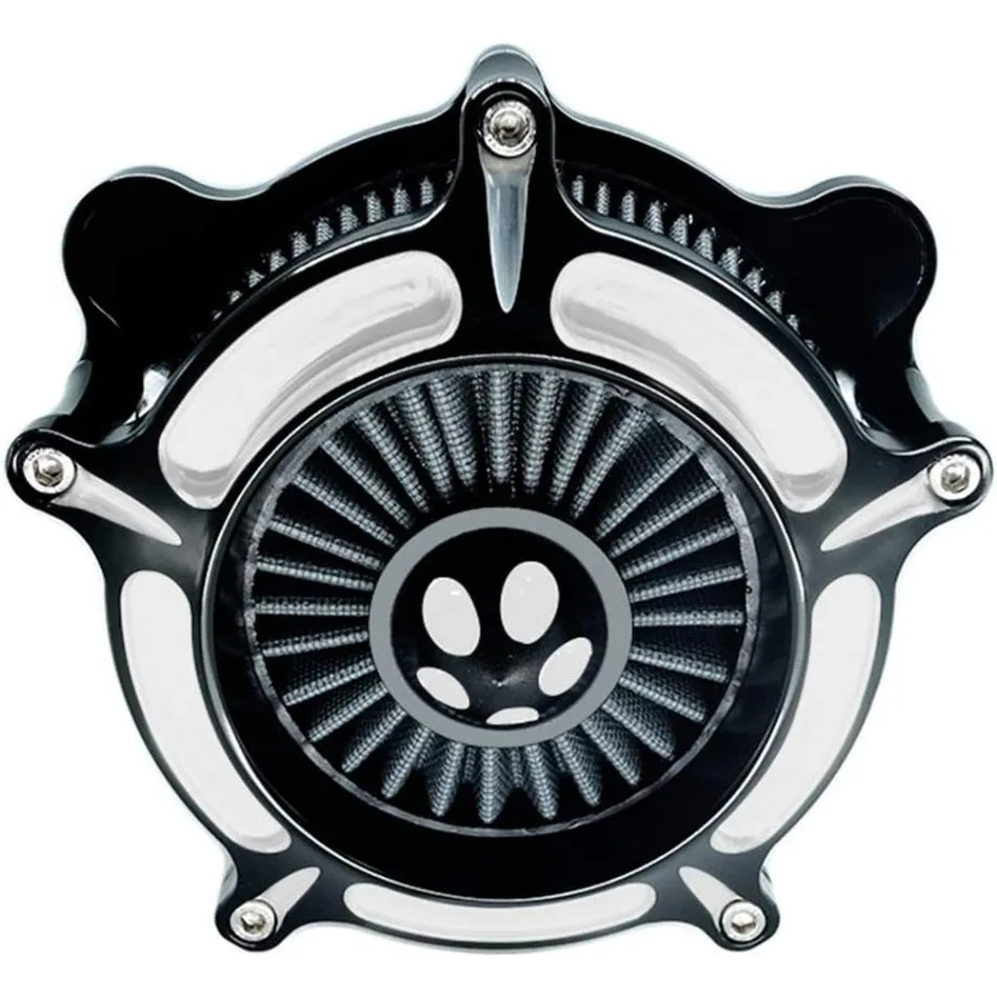 

Мотоциклетный воздушный фильтр, комплект для очистки впускного отверстия турбины, хром с ЧПУ для Harley Dyna 20002017 Softail 20002015 Touring 20002007 Fitm