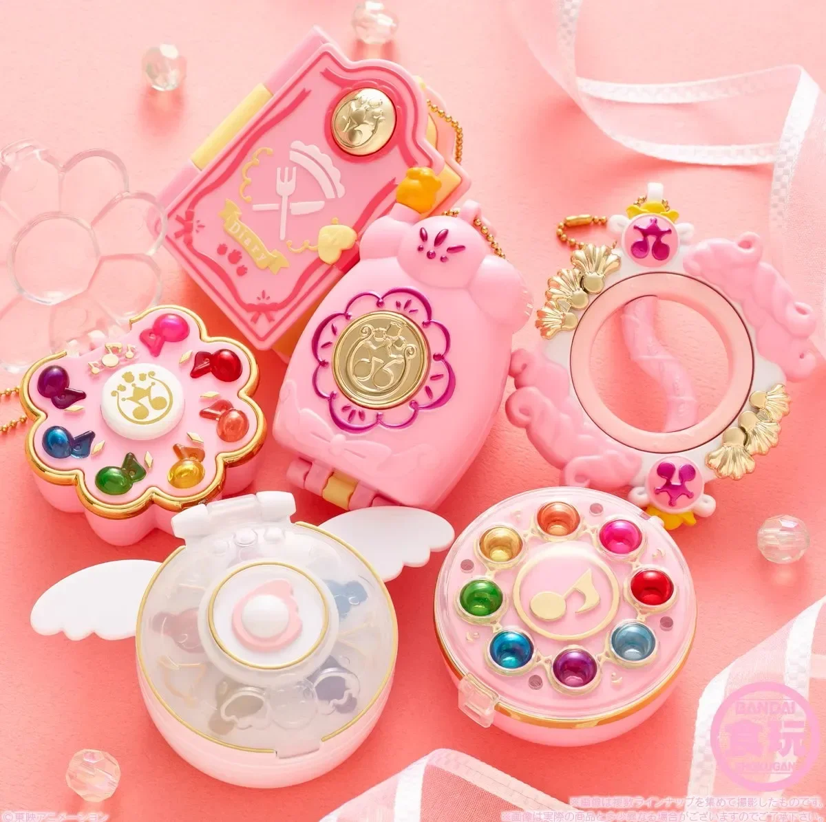 ญี่ปุ่นแท้ Gacha Scale รุ่น Magical DoReMi Transformer Candy กล่องน่ารักจี้ Action Figure ของเล่น