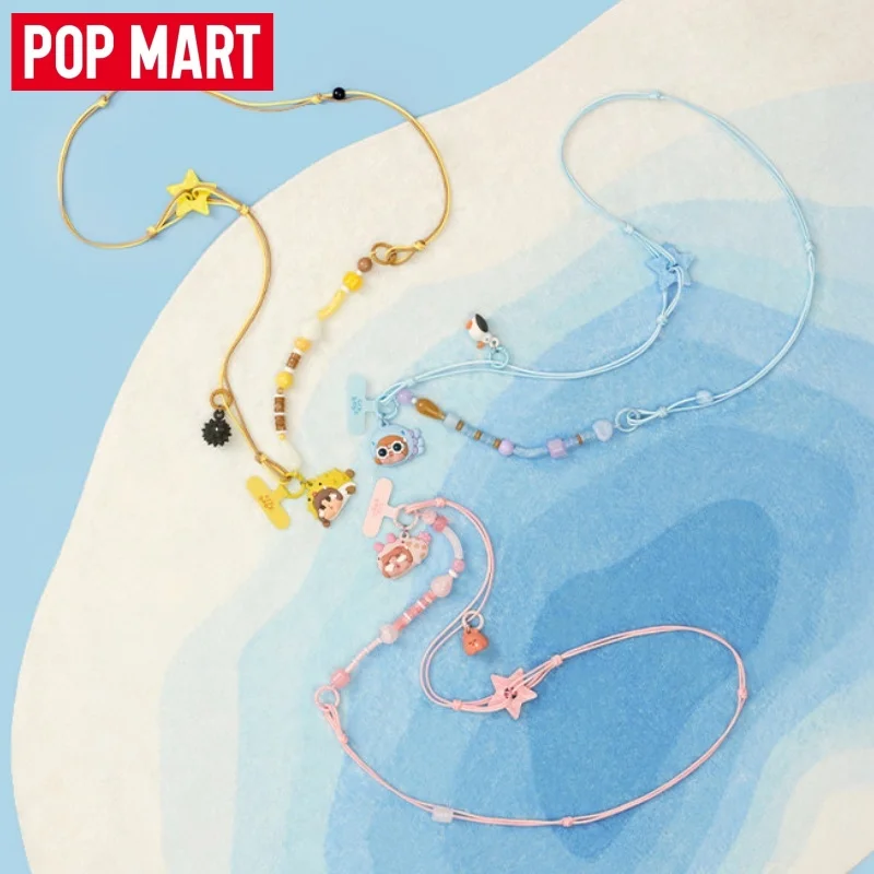 POPMART Crybaby Cry Me An Ocean Series: Набор из трех съемных ремешков-шнурков для телефона (слепая коробка)