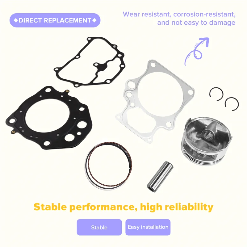 【가격 인하! !】혼다 랜처 TRX420TE TRX420FM 2007-2018 13101-HP5-600용 ATV 피스톤 키트