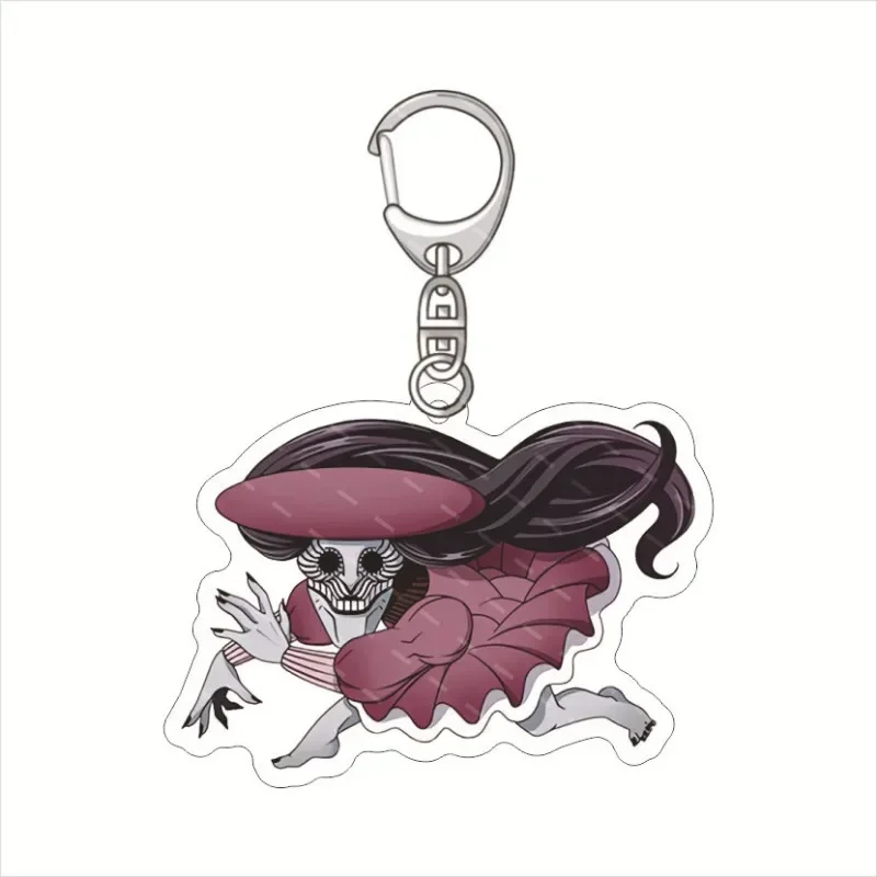 Anime DANDADAN Cartoon Cute Cosplay Keychains Goichi Oda Airo Shiratori Momo Ayase Printing Bag Pendant Jewelry Accessories Toy