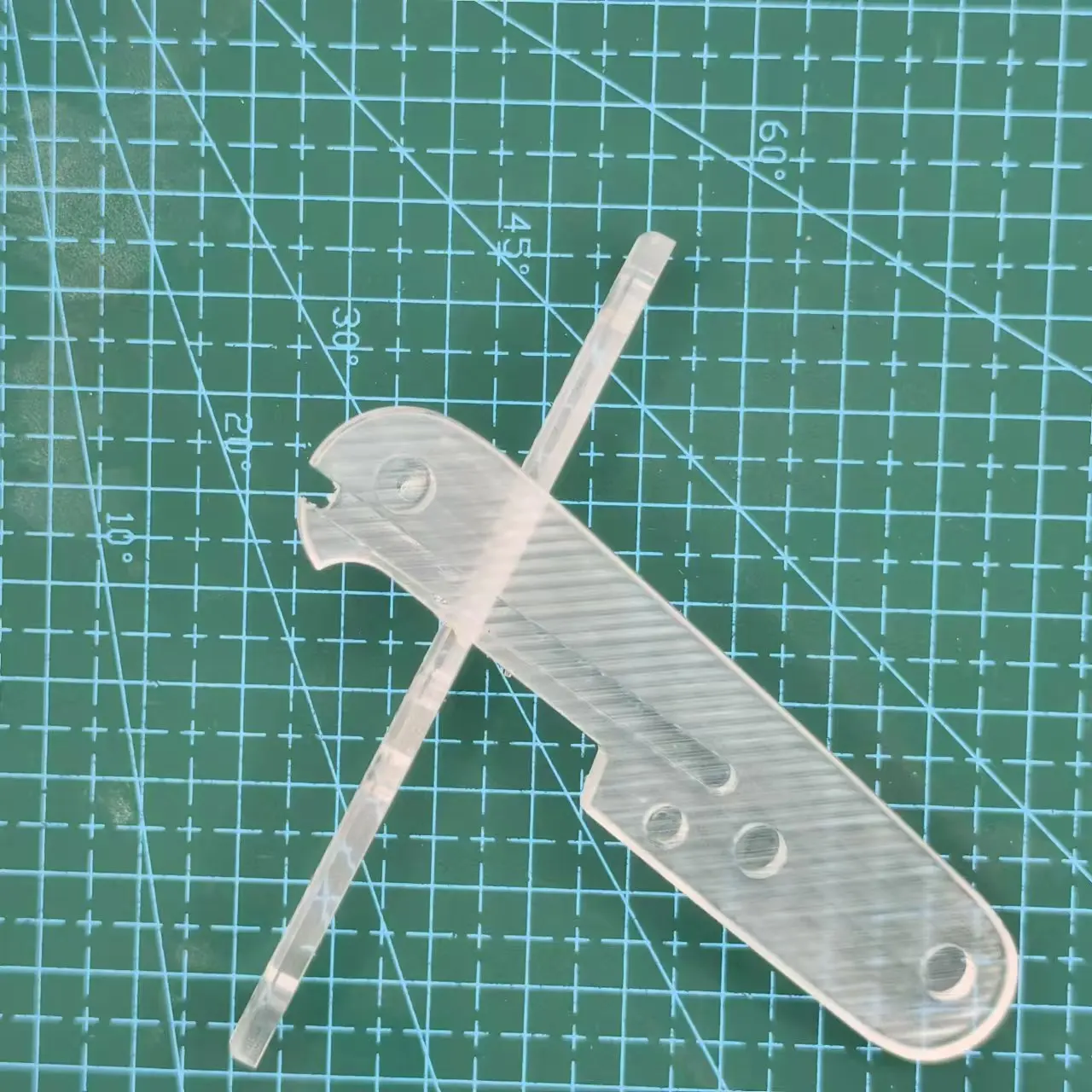 

1 пара весов с прозрачной акриловой ручкой для швейцарских армейских ножей Victorinox диаметром 91 мм