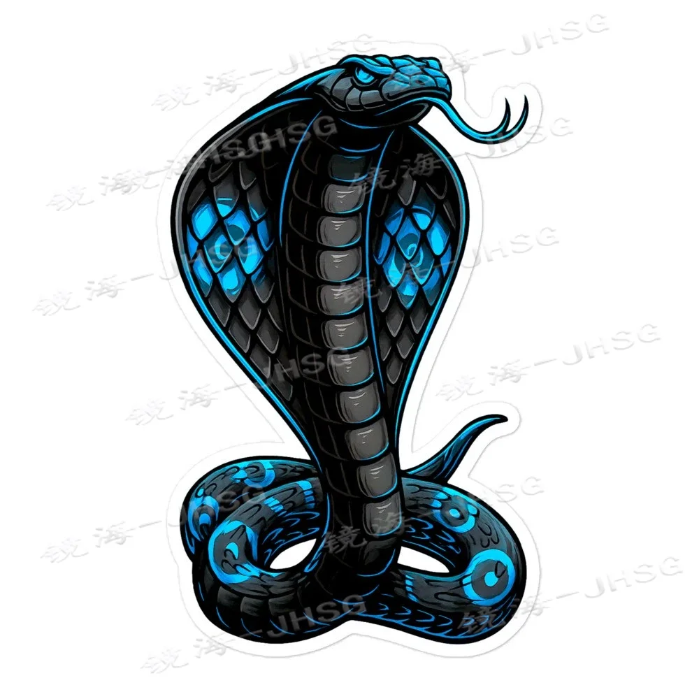Snake Eye Car Bumper Stickers - Waterproof Vinyl Scratch Stickers