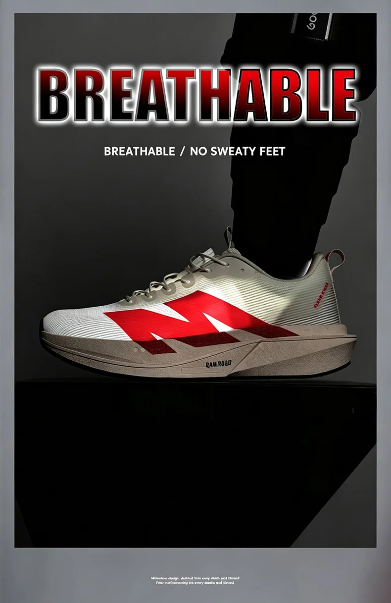 Herren-Laufschuhe für Marathon, Spezialtraining und Wettkampf mit Carbonplatte, Leichtgewichtige Damen-Sneaker für Komfort und Freizeit – Detail 4