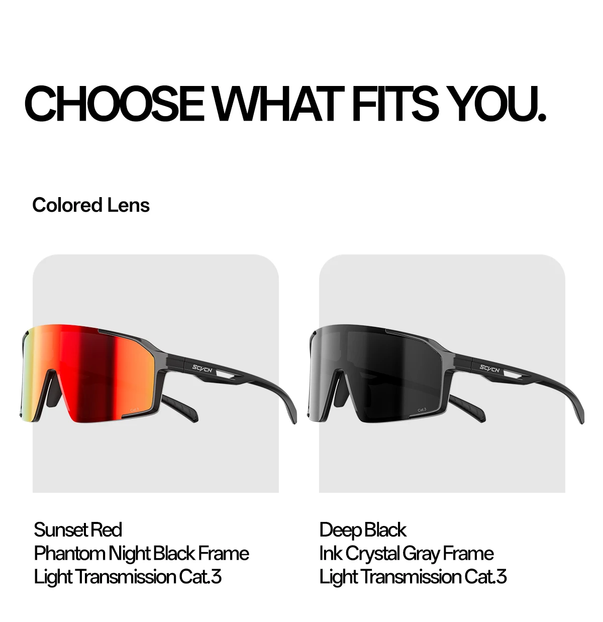 SCVCN Modische Sonnenbrille für Herren, Fahrradbrille, UV400, Damen-Fahrbrille, MTB, Fahrrad, Sportbrille, Laufsonnenbrille, Damen – Detail 27