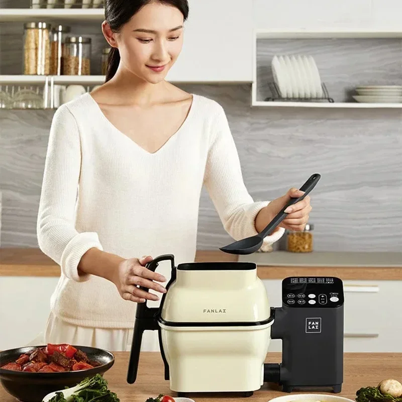 220V Fanlai M1 Automatic Cooking Machine Frying Pan Intelligent Cooking Robot Household  Automatic Cookers,simmering,Quick soup