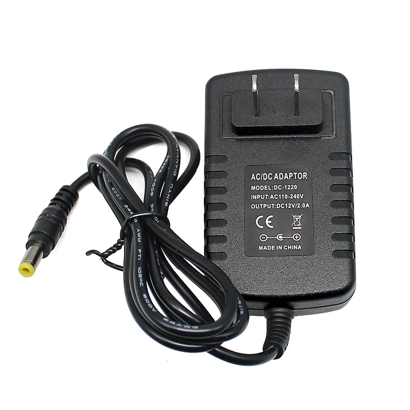 Adattatore per trasformatore di alimentazione AC DC 12V caricatore universale da 2A 220V a 12V per adattatore da parete per Driver LED spina EU US