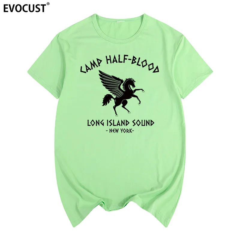 camp half blood new York Long Island Sound Percy Jackson Summer T-shirt Cotton Men T shirt New women TEE fashion Casual