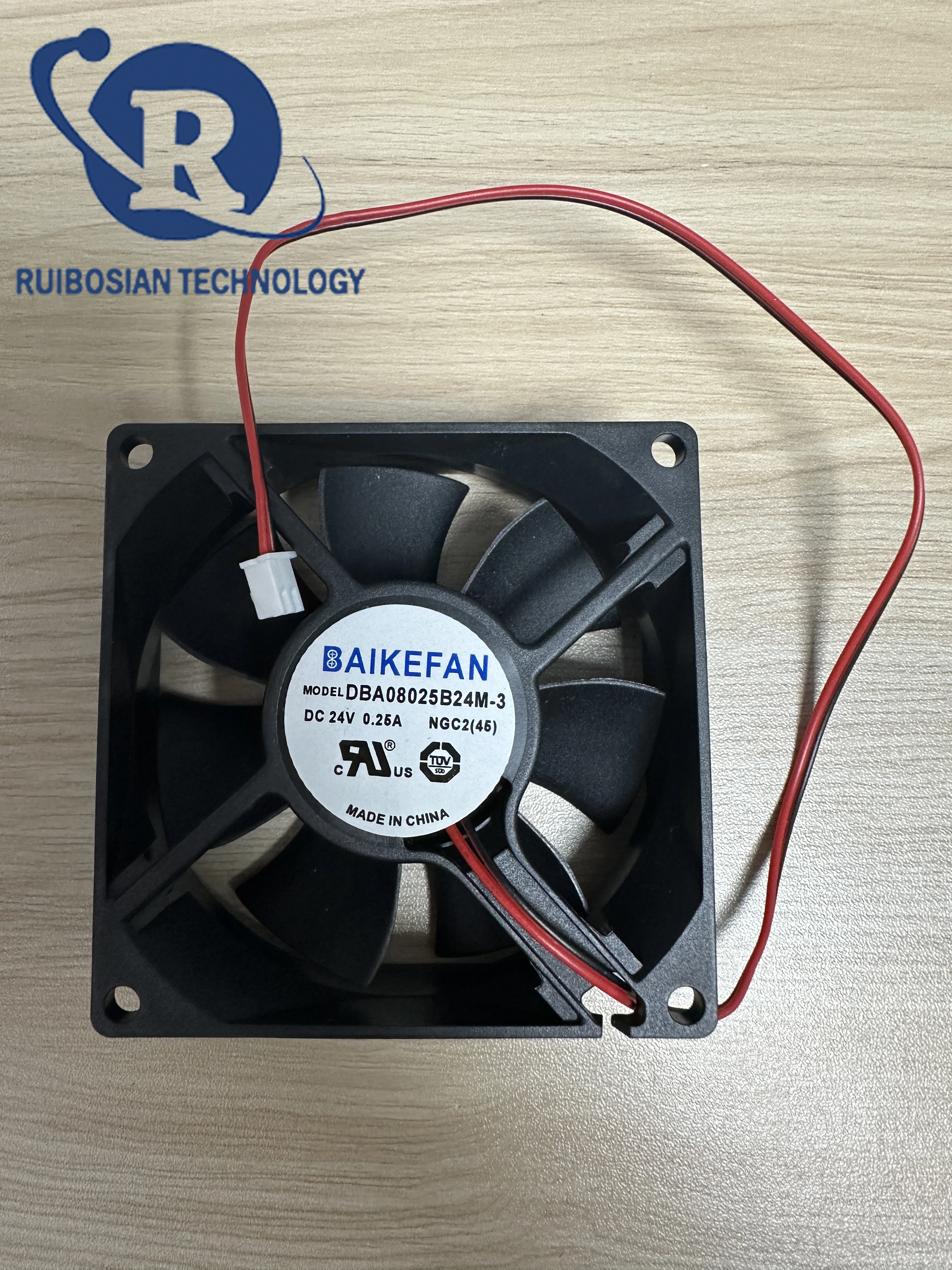 DBA08025B24M-3 24V 0.25A 8025 8CM 2-wire Inverter cooling fan