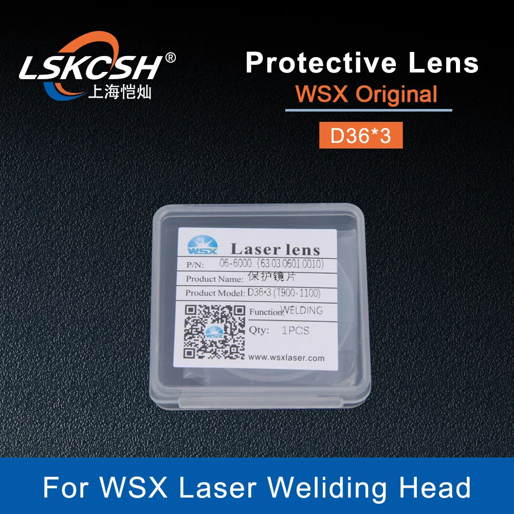 

LSKCSH 10Pcs/Lot WSX Original Quartz Protective Lens 36x3 JGS1 Fused Silica Protection Mirrors Laser Protective Windows Debris