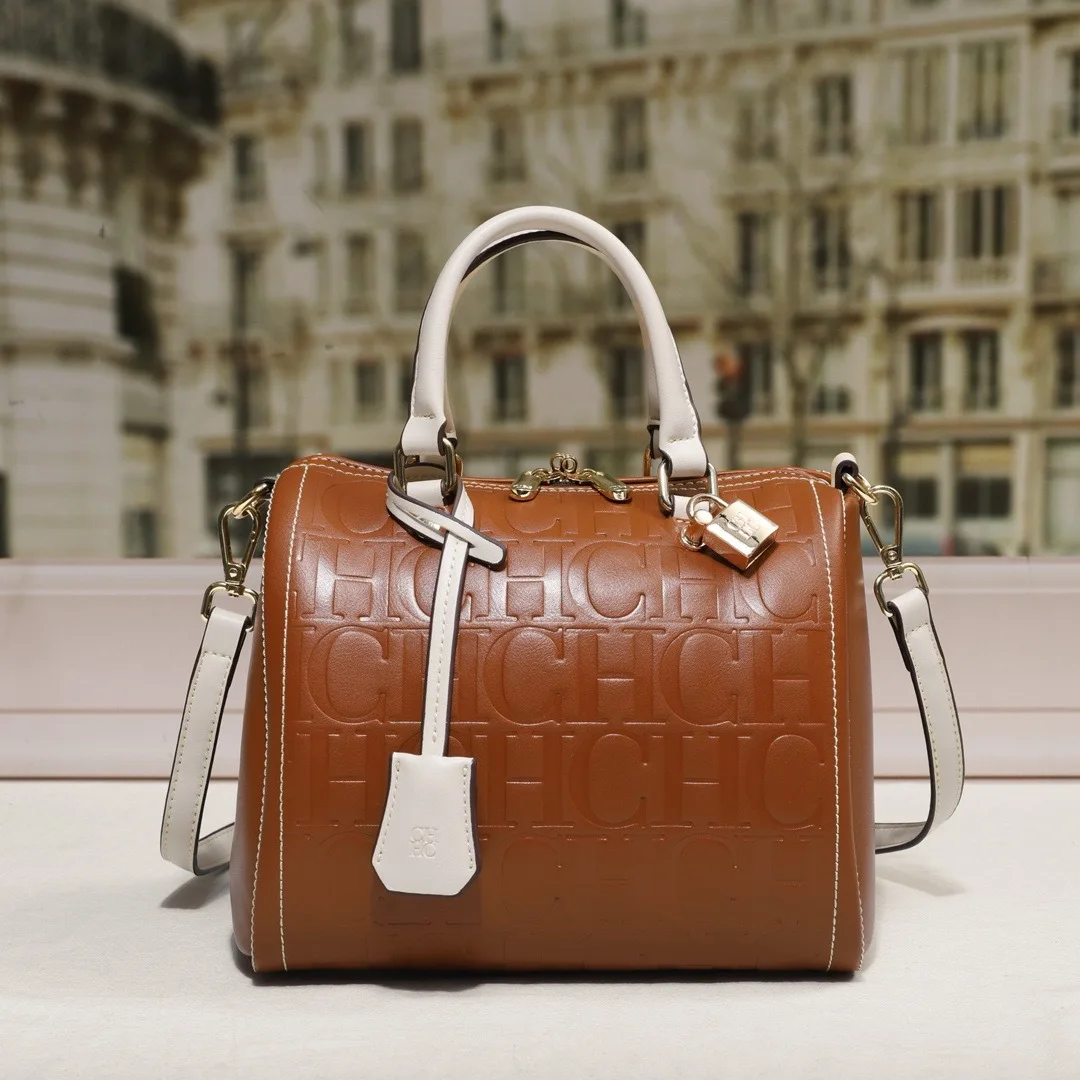 

2025 New Mini Pillow Bag for Women, Genuine Leather Feeling Small Boston Bag, Causal Shoulder Bag & Top Handle Purse