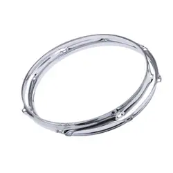 Pair Die-cast 8-lug Snare Drum Hoop - Batter Side - Zinc Alloy - 13 inch 1.2mm