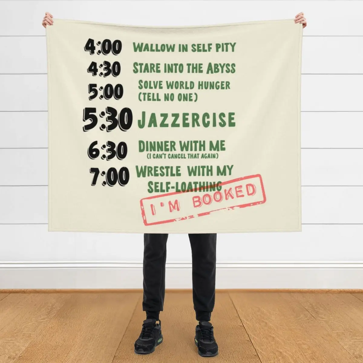 

Booked for Holiday Throw Blanket Beach Nap Luxury Throw Blankets