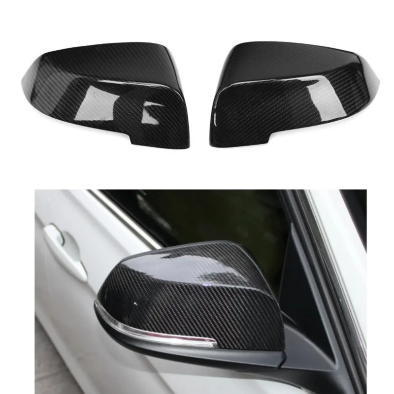 OEM Style Carbon Fiber Side Mirror Covers for BMW 5 6 7 Series F10 F11 F18 F01 F02 GT F07 2013+ Replacement