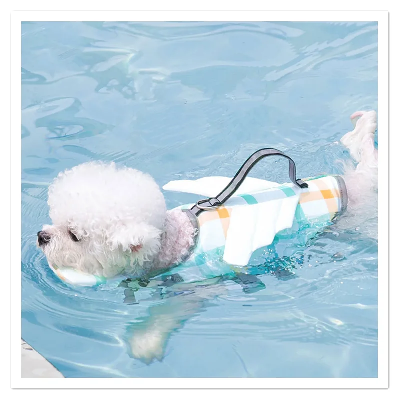 

Dog Swimwear Lifejacket Teddy Bears Corgi Gold Hair Small Medium Large Dog Pets Swimming Dedicated Cross Border