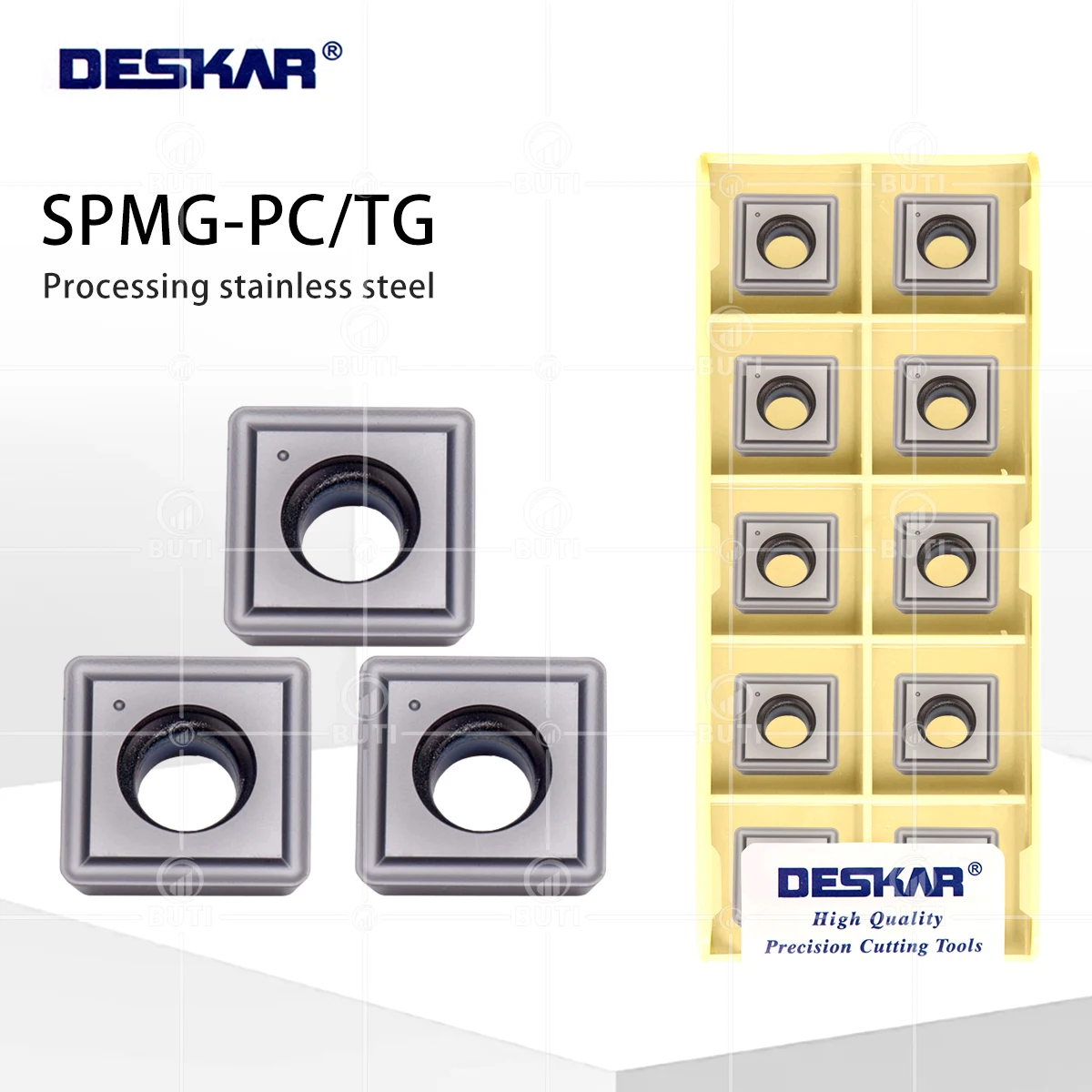DESKAR 100% Original SPMG050204 SPMG060204 SPMG07T308 SPMG090408 SPMG110408 TG LF6018 U-drill Blade Stainless Steels Processings