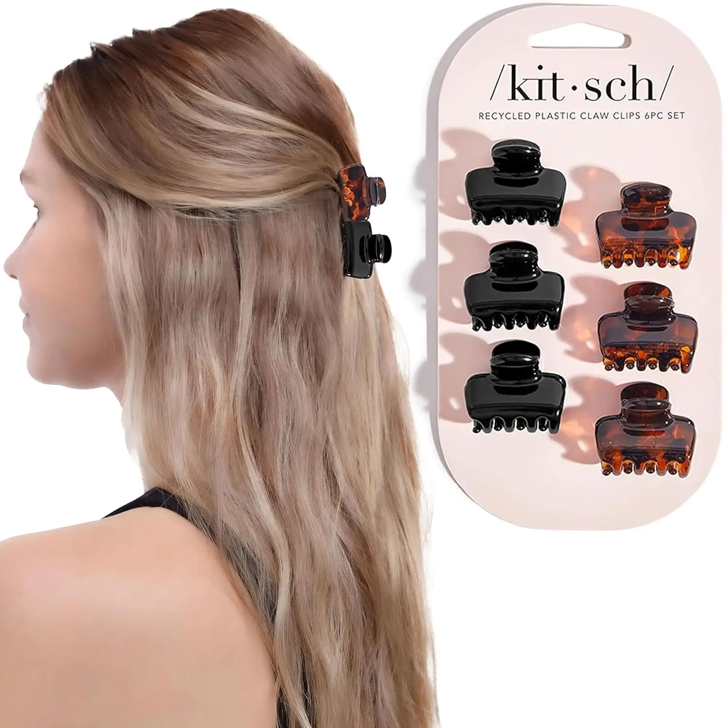 

Small Hair Clips for Women - Stays In Place Without Pulling or Snagging | Durable Plastic, Sturdy