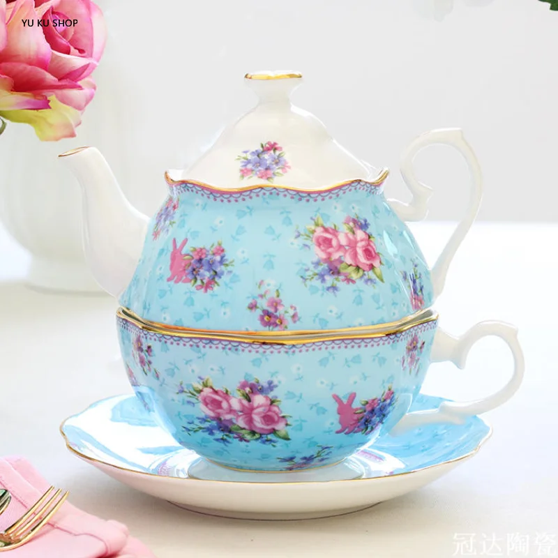 Service à thé anglais en céramique Sophia China, 1 pot, 1 tasse à café, théière à fleurs, tasse à thé S/05 er, tasse britannique, bouilloire, service à thé en porcelaine, cadeau