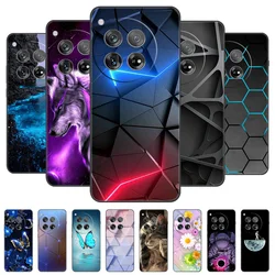 For Oneplus 12R Case OnePlus12R 5G Luxury Animals Phone Silicon Back Cover For One Plus 12r CPH2609 Cases Protective Shell Capas