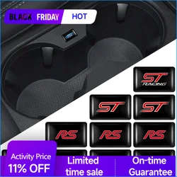 10/20/50pcs Car Steering Wheel Audio Emblem Styling Decoration Stickers For Ford Focus ST RS Focus MK2 Mondeo Mk4 Fusion Transit