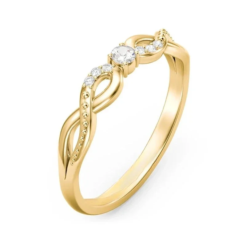 Exclusive wedding ring Proposal wedding ring High-end atmospheric Seiko couple model